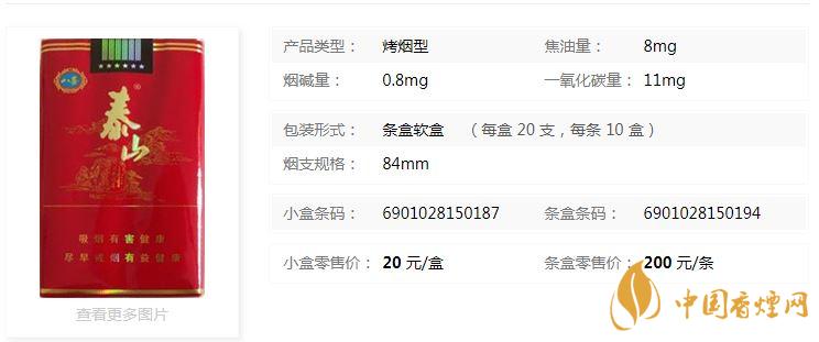 泰山八喜軟紅多少錢？泰山八喜軟紅價(jià)格及參數(shù)一覽2020