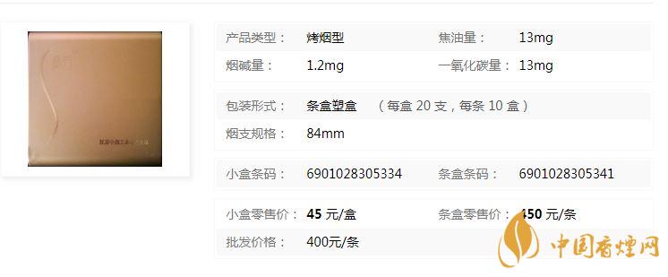 蘇煙軟金砂xs多少錢一包價格？蘇煙軟金砂XS價格及參數(shù)一覽