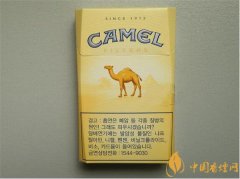 黃駱駝香煙價(jià)格表圖 韓版八角硬黃駱駝香煙多少錢一包