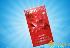 鉆石細(xì)煙價格表和圖片 紅鉆石時尚煙價格是多少(16元)